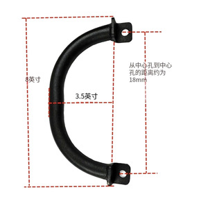 <b>Golf</b> Cart Handle 8 Inch Metal Durable Push Accessory Universal Fit - Product Image 1