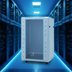 Gabinete de Red 15U de 19 Pulgadas IP20 Gris con Patas Giratorias de 23.6x17.7x33.9 Pulgadas, Rack para Centro de Datos - Product Image 2