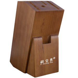 Support à Couteaux en Bois Massif Style Minimaliste Moderne de l'Empereur Li - Product Image 5