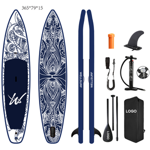 กระดานซัพแบบพองลม Drop Stitch 11' 335 ซม. คุณภาพสูง พร้อมชุดอุปกรณ์ครบชุด สำหรับเล่นเซิร์ฟในทะเลสวยงาม ขนาด 11' 335 ซม. ยี่ห้อ WINDSU - Product Image 4