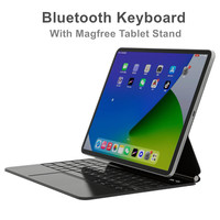 Keyboard 10.9" Grosir dengan Lampu Latar untuk iPad dengan Trackpad, Dudukan Tablet Magnetik, Nirkabel Anti Ghosting, Tipe-C, Lipat, Tipis