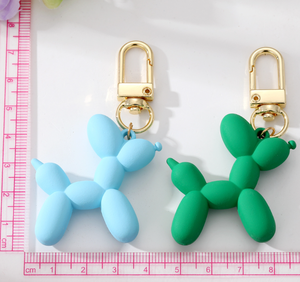 ZGBROTHERS K62 Nouveau Porte-monnaie Porte-clés Créatif Tendance Motif Chien Dessin Animé Kawaii pour Femme, Mini Ballon en PVC Mignon - Product Image 6