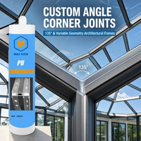 Colle PU monocomposant résistante à la chaleur pour coins de murs-rideaux en aluminium