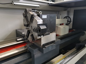 Cak6166 độ chính xác cao ngang máy tiện <span class=keywords><strong>CNC</strong></span> giường phẳng và công cụ cắt kim loại cho độ chính xác biến GSK fanuc Siemens - Product Image 4