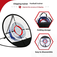 Filet de golf portable et pliable pour l'entraînement, en nylon, pour l'intérieur et l'extérieur