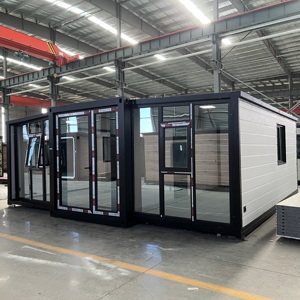 Casa Container EPS 40FT Personalizzata con Tetto Irregolare, Casa Prefabbricata con Tetto a Spiovente e Veranda, Layout 2 Stanze, Ufficio, Hotel, <span class=keywords><strong>Affitto</strong></span> - Product Image 1