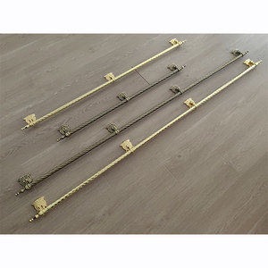 Maniglia lunga per bara e <span class=keywords><strong>scrigno</strong></span> 1003E in lunghezza personalizzata da elettronica placcato in <span class=keywords><strong>oro</strong></span> o colore antico - Product Image 2