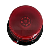 220V Batterie Rechargeable Mini Led Balise Avertissement Barre Lumineuse Avertissement Strobe Balise Lumière Led Bleu Balise Lumière avec Base à Vis