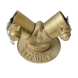 Válvula de aterrizaje de hidrante contra incendios 2 vías Conexión del Departamento de Bomberos Siamés Divisor de agua Válvula de protección contra incendios - Product Image 2