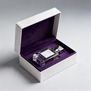 Scatola Portatile di Lusso in Pelle PU Personalizzata per Profumi con Logo Dorato in Rilievo su Scatola per Gioielli - Product Image 1