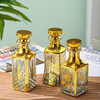 Diffuseur d'huiles essentielles de style arabe luxueux et de grande capacité avec couvercle