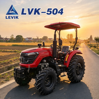 Tracteur agricole compact 50 CV 4x4 diesel à vendre, avec auvent, idéal pour le labour des terres agricoles
