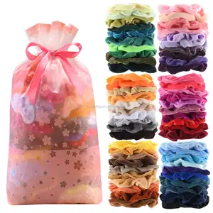 Toptan bestseller kadife scrunchies ucuz saç scrunchies