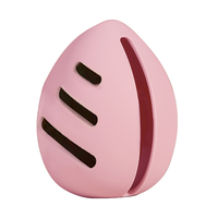 Pochette de rangement portable et élégante pour éponge de maquillage, anti-poussière et respirante, avec étui en silicone pour applicateur de maquillage