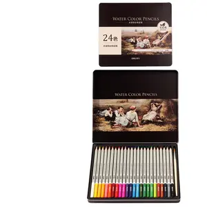 Deli 6521 set di schizzi colore principiante disegno solubile in acqua professionale disegnato a mano colore piombo