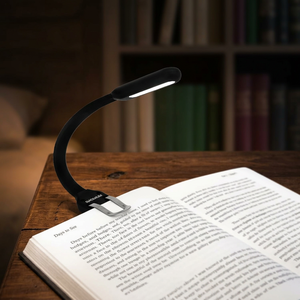 Lámpara de Lectura LED con Clip, Recargable por USB, Flexible, Directo de Fábrica, Blanca, para Uso en Dormitorio - Product Image 5