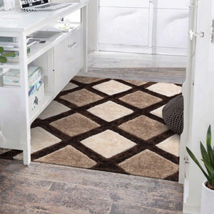 Alfombra Moderna de Lana/Seda Súper Suave de Primera Calidad, Lavable, para Interiores, Sala de Estar, Dormitorio, Estudio - Alfombras de Microfibra - Product Image 3