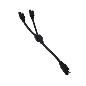 16AWG SAE DC 24V PVC 구리 코어 자동차 Y 분배기 1 2 연장 케이블 RV 캐러밴 솔라 패널 용 맞춤형 길이 - Product Image 3