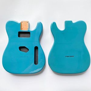 Guitarra al por mayor de madera maciza de tilo con cuerpo TL en azul Daphne, fabricada en China - Product Image 1