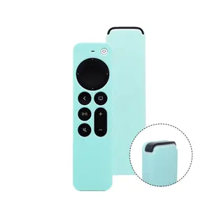 2021 New Arrival Shockproof Siri Remote Control Case For Apple Tv 6 Protective Silicone Cover For Apple TV Remote Controller