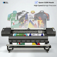 Imprimante à sublimation thermique 1,8 m 3,2 m à double tête Epson I3200, machine d'impression textile numérique haute vitesse pour vêtements de sport, t-shirts et tissus