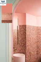 Fabricants de blocs Revêtement de sol en vinyle Coût Matériel Époxy Pierre naturelle Terrazzo Revêtement de sol en pierre