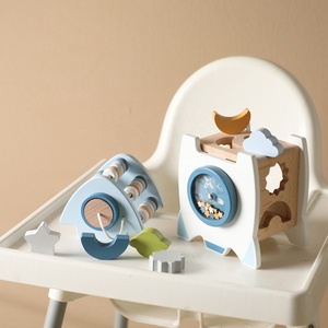 2023 New Arrival Wooden <strong>Space</strong> Rocket Baby Kids Montessori <strong>Toys</strong> Preschool Early Learning Educational <strong>Toys</strong> for Children Toddlers - Product Image 3
