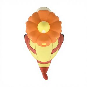 Figura de PVC de la Colección de Monstruos (MonColle) de Takara Tomy, MS-32 Crocalor, Anime Japonés, Temática Animal - Product Image 1