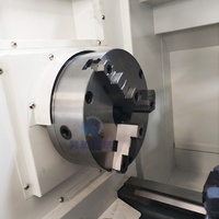 Machine de tour CNC à lit plat CK6150-1000 220V contre-pointe de mandrin manuel pour le travail de précision Gsk robuste