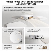 Nouvel aspirateur robot XIAOMI MIJIA 7C avec fonction serpillière, aspiration 30000Pa, auto-nettoyant, caméra IA et évitement d'obstacles