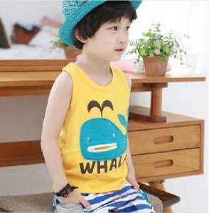 Traje de Verano al por Mayor para Niños, Chaleco con Dibujos Animados, Traje Infantil para Bebés - Product Image 3