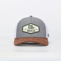 Topi Snapback 5 Panel Klasik Berbahan Katun dengan Jaring di Belakang, Bordir Logo Custom Berkualitas Tinggi untuk Olahraga Luar Ruangan, Topi Trucker dengan Logo Custom
