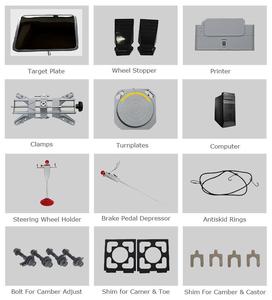 Aligneur de roues professionnel certifié CE, simulation dynamique 3D, mesure de l'<span class=keywords><strong>angle</strong></span> de la roue, aligneur de roues - Product Image 2
