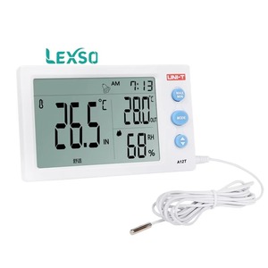 Thermomètre et hygromètre numérique à grand écran Uni-t A12t - Utilisation domestique, chambre de bébé, thermomètre électronique Lexso - Product Image 2