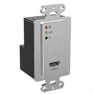 แผงติดผนัง HDMI 4K60Hz ผ่าน <span class=keywords><strong>HDbaseT</strong></span> 4K60Hz 4:2:0 HDMI POC IR RS232 - Product Image 1