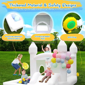 Quality Wholesale Party Rental PVC Kids <strong>Inflatable</strong> Slide <strong>Pool</strong> White Jumping Castles <strong>Inflatable</strong> Bounce House Bouncy Castle - Product Image 4
