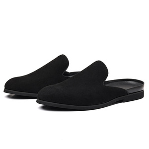 <span class=keywords><strong>Mules</strong></span> décontractées respirantes pour hommes, pointure 39-48, à bout pointu, à enfiler, en cuir, pour l'été et les loisirs en intérieur - Product Image 6