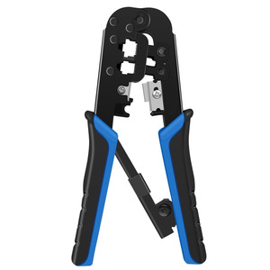 Network Crimper <b>Tool</b> 8P 6P RJ45 RJ12 <b>Wire</b> Stripper With Soft Grip Handle For Ethernet Phone Cable <b>Crimping</b> - Product Image 2