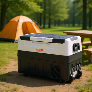 Refrigerador Portátil para Auto Vevor de Doble Zona con Compresor, 37Qt, 12V DC 100-240V AC, Temperatura Ajustable de -4F a 50F - Product Image 2