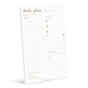 Daily Planner Notepad Custom Fabric Cover Hardcover 100 Sheets Gift Travel Writing <b>Journal</b> - Product Image 1