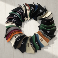 Casquettes de baseball ajustées à 5 panneaux de qualité supérieure AA, originales, style vintage, à visière plate, fournisseur de casquettes