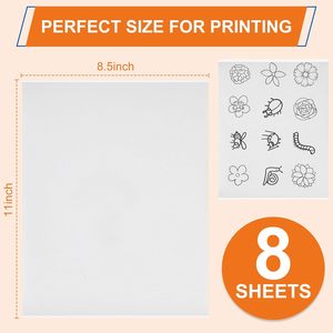 Stabilisateur de broderie soluble dans l'eau collant stabilisateur de lavage de papier imprimable autorisé pour imprimer ou dessiner <span class=keywords><strong>des</strong></span> motifs de poids moyen - Product Image 5