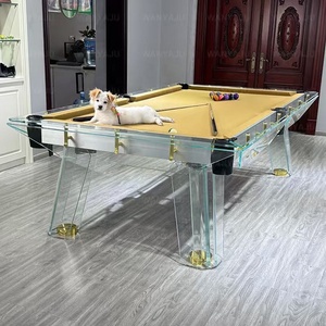 Nouvelle conception 2026 – Table de billard de luxe en verre de 8/9 pieds pour bureau, maison, villa, club privé - Product Image 2
