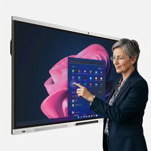 Pizarra Digital Táctil 4K de 86 Pulgadas, 20 Puntos IR, Lápiz Multitáctil, Pantalla Interactiva Inteligente para Aulas, OEM - Product Image 1