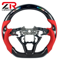 Accessoires intérieurs de voiture, affichage LED du régime moteur, volant sport en fibre de carbone pour Honda Accord 10e génération 2.0T Sport 2020 2021 2022