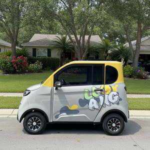 Mahalle Elektrikli Araç <span class=keywords><strong>2</strong></span> Tekerlekli Mini Araba Elektrikli Camlar Akıllı Ekran Geri Görüş Kamerası Kolay Sürüş Yaşlı Aile İki Kapılı - Product Image 6