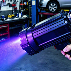 Lámpara UV de Luz Negra Portátil de 365nm y 12000uW/<span class=keywords><strong>cm</strong></span>² para Inspección de Partículas Magnéticas Fluorescentes - Product Image 4