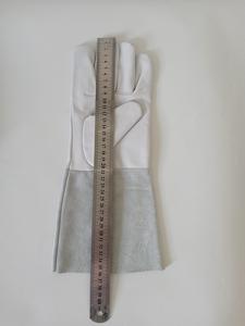 Fabrik preis Handarbeit Sicherheits schweiß gerät Ziegenleder Rindsleder Argon Mig Arc Wig Leder Schweiß handschuhe - Product Image 6