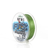 Ligne de pêche tressée multifilament PE super résistante à l'usure, 8 brins, 300 mètres, couleur unie