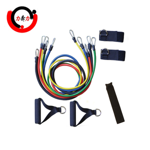 Ensemble de 11 bandes de <span class=keywords><strong>résistance</strong></span> élastiques en TPE sans latex, très résistantes, pour la salle de sport, la remise en forme et l'entraînement - Product Image 1